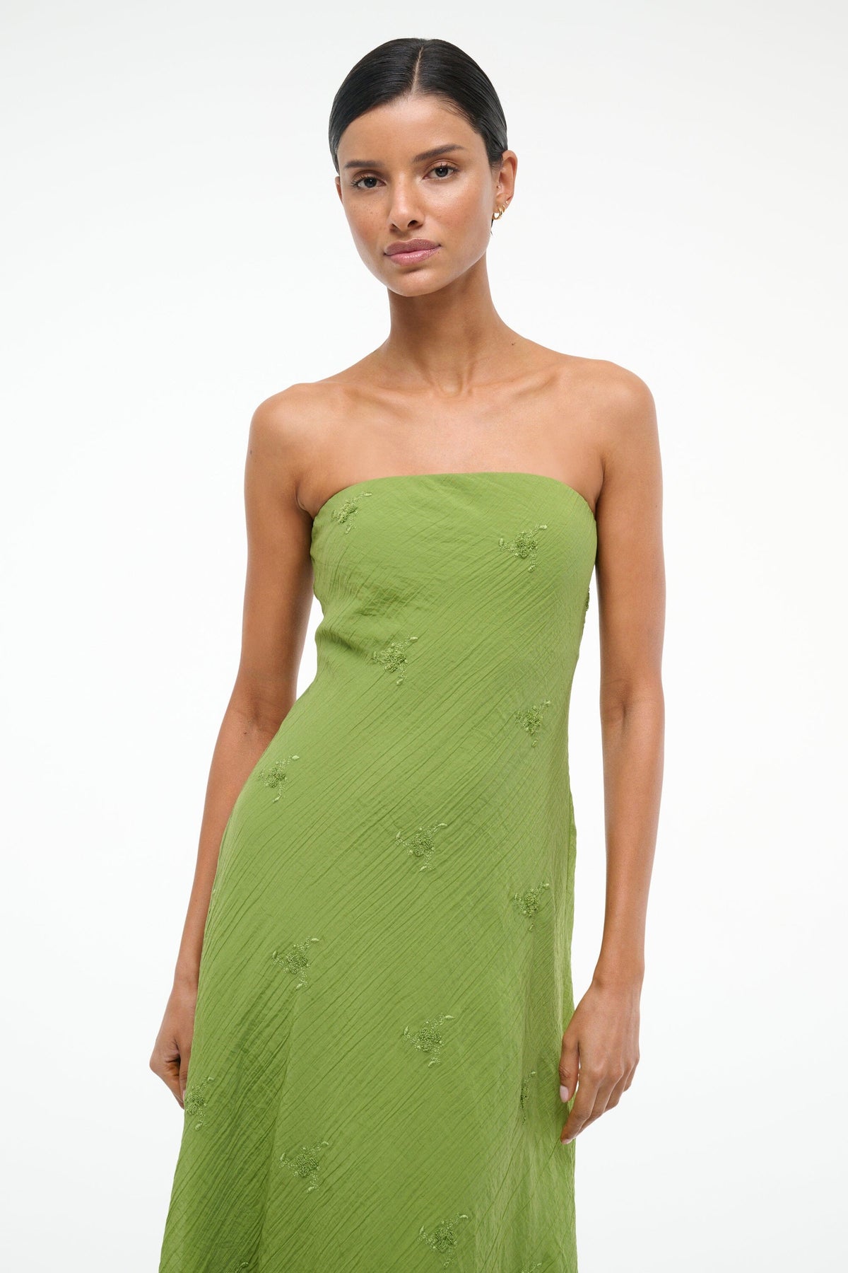STAUD | Cassie Dress Garden Green