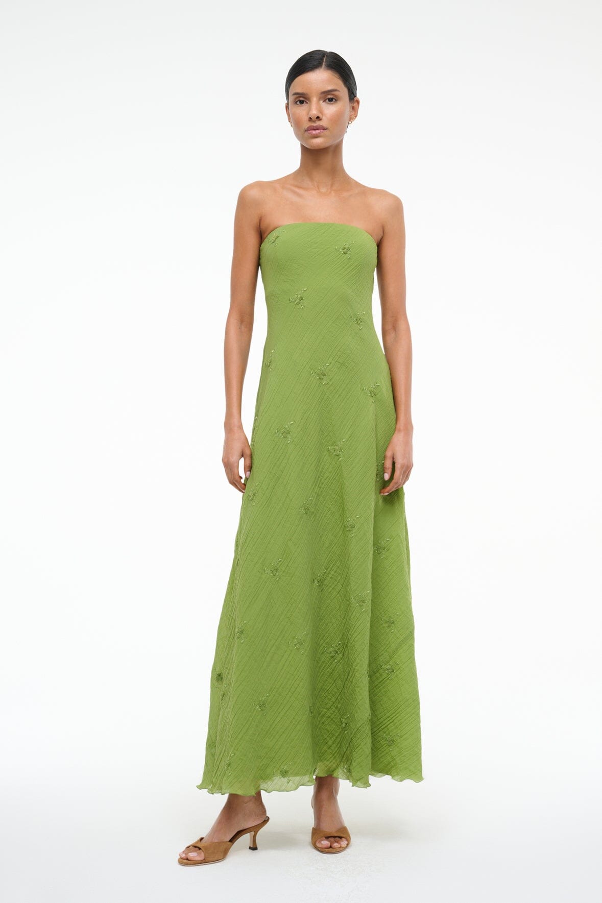 STAUD | Cassie Dress Garden Green