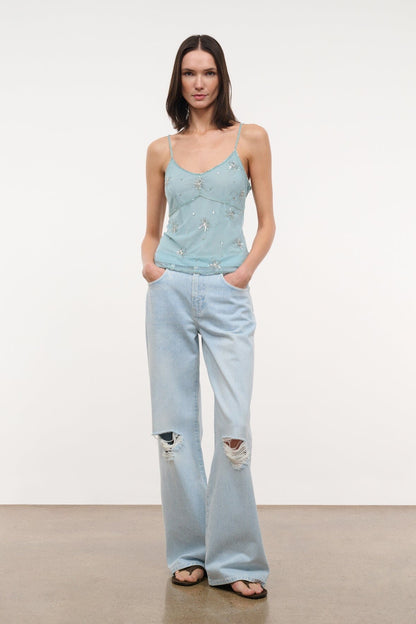 STAUD | Azzurra Top Lakeside