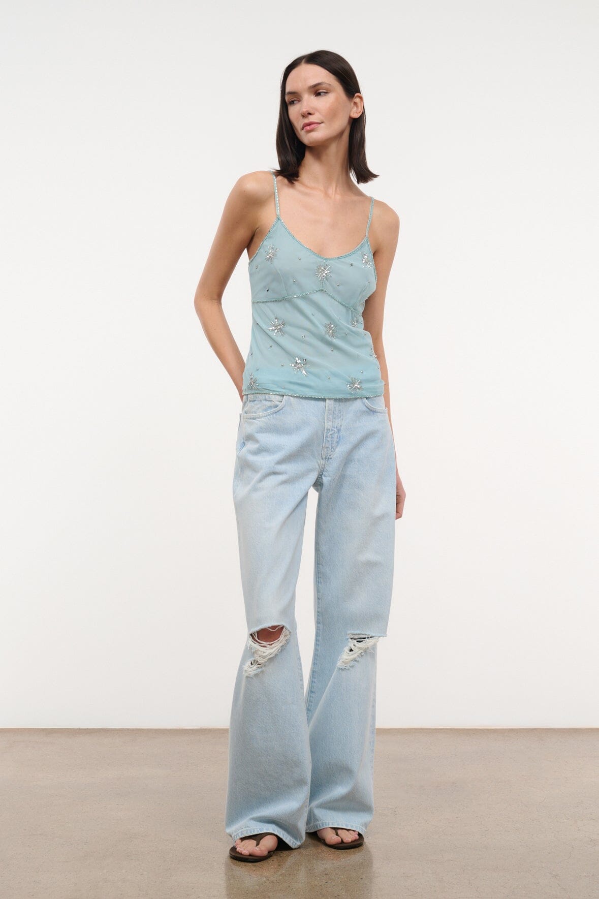 STAUD | Azzurra Top Lakeside