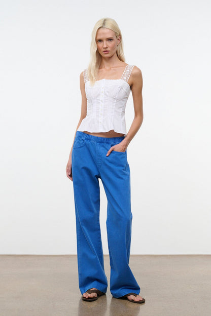 STAUD | Su26 Matilde Top White