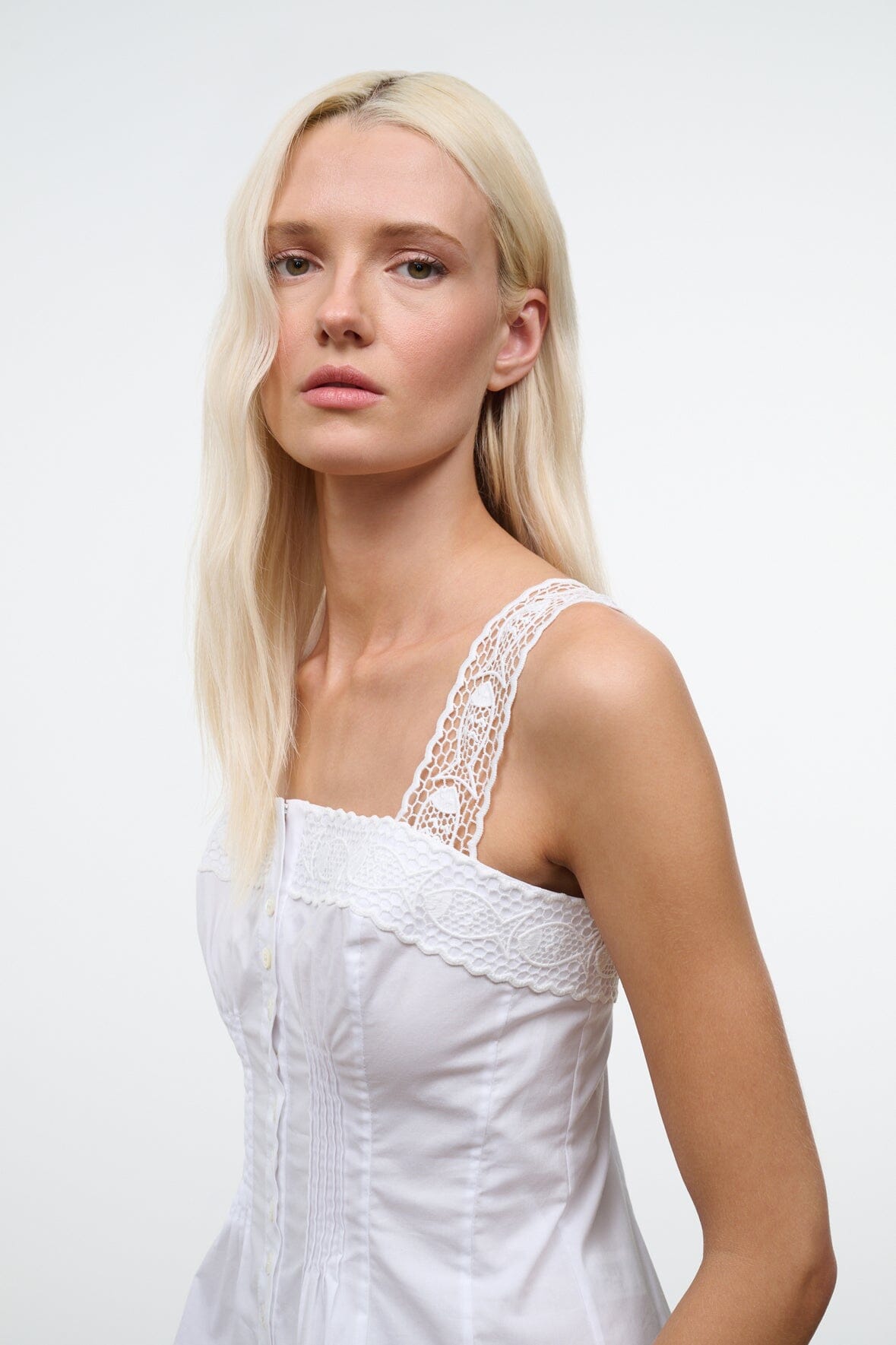 STAUD | Su26 Matilde Top White