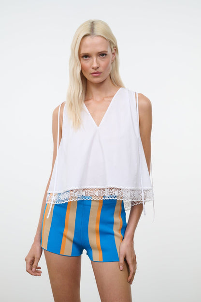 STAUD | Elena Top White