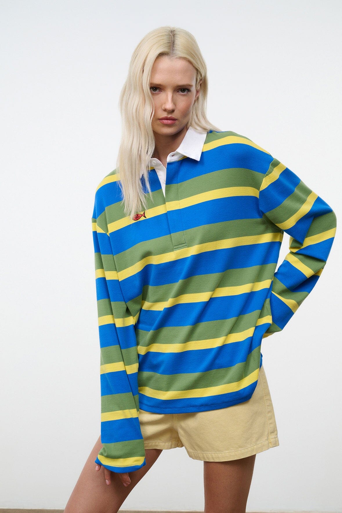 STAUD | Gavin Shirt Costa Stripe
