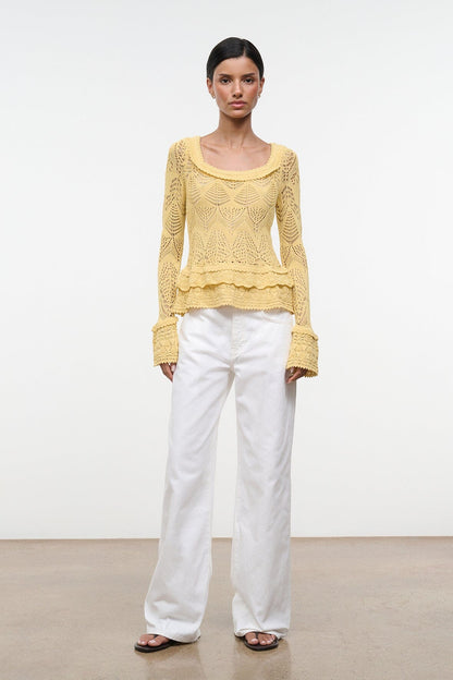 STAUD | Rozella Top Butter