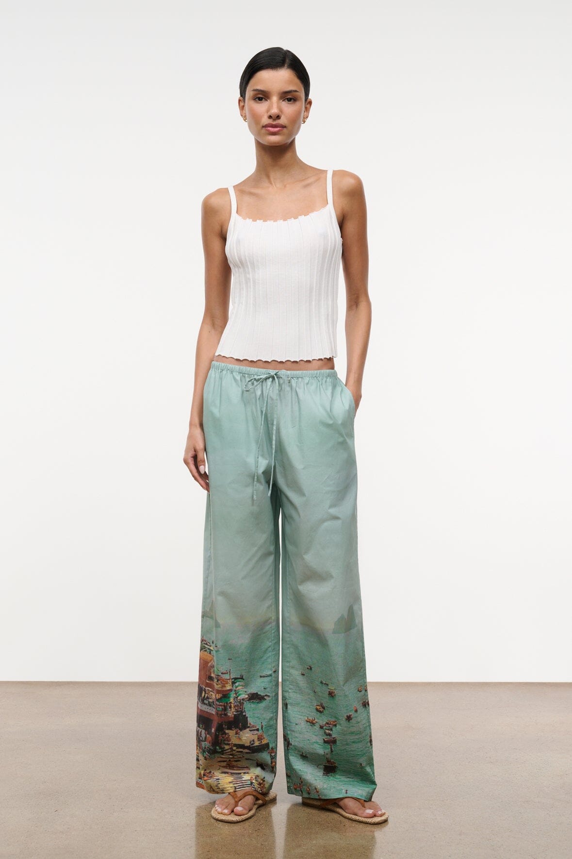 STAUD | Skye Tank Ivory