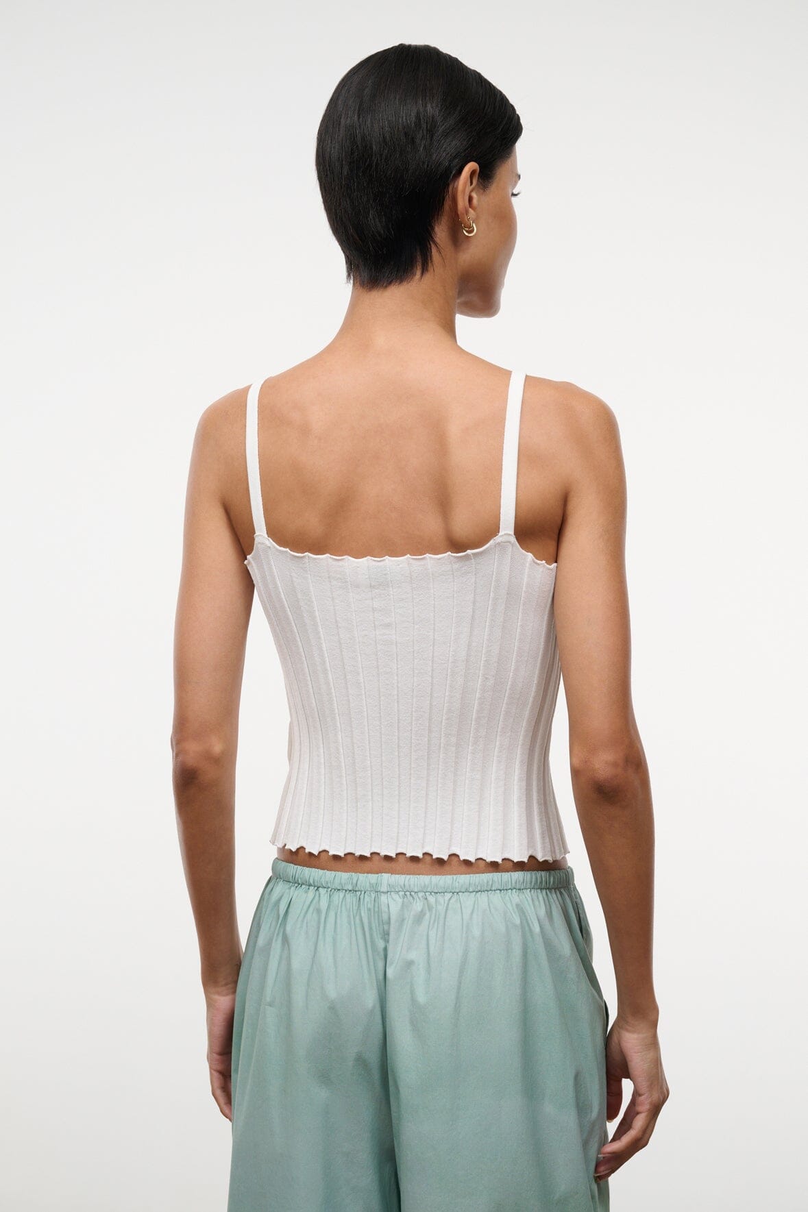STAUD | Skye Tank Ivory