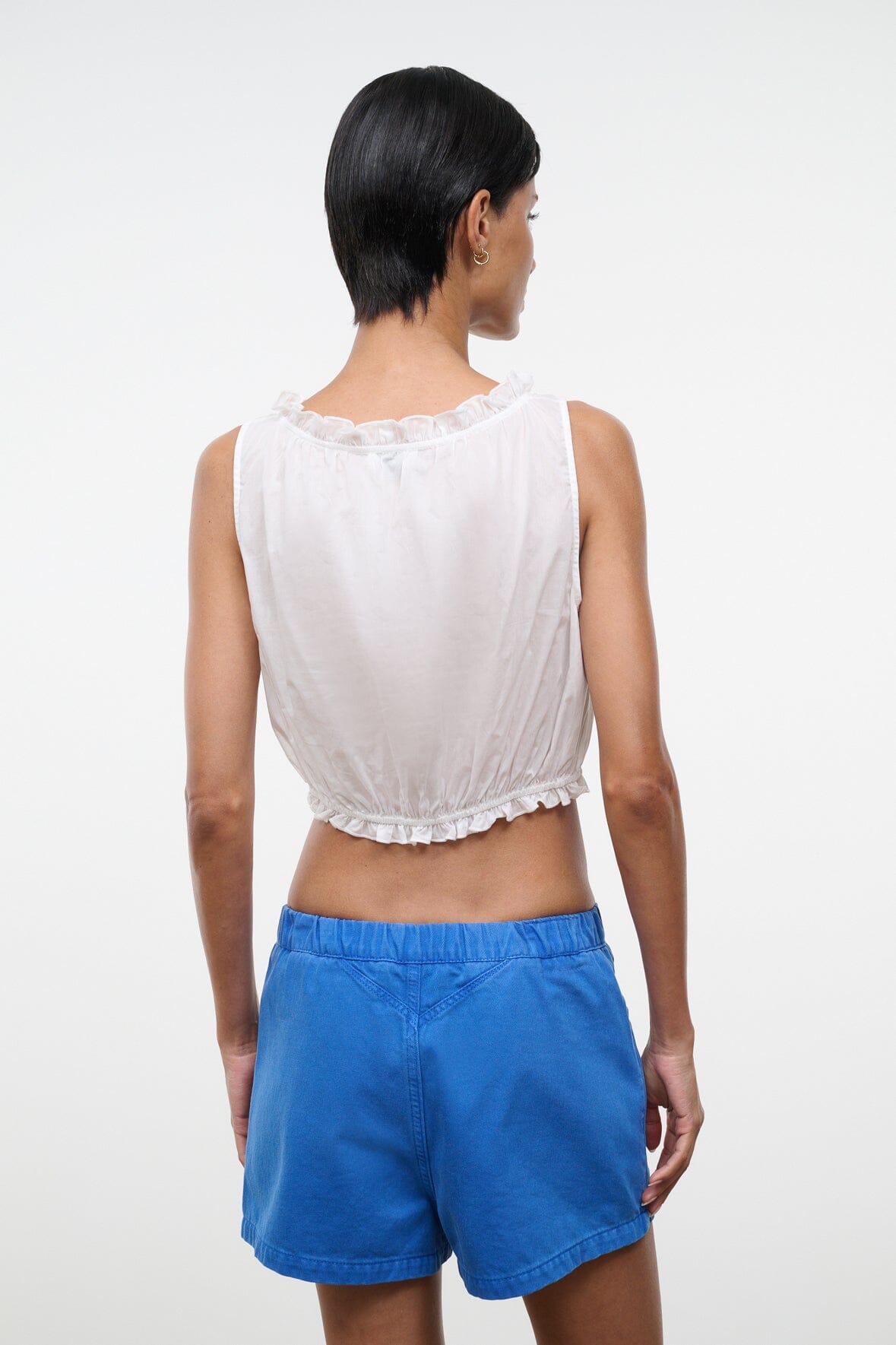 STAUD | Sicilia Top Ivory