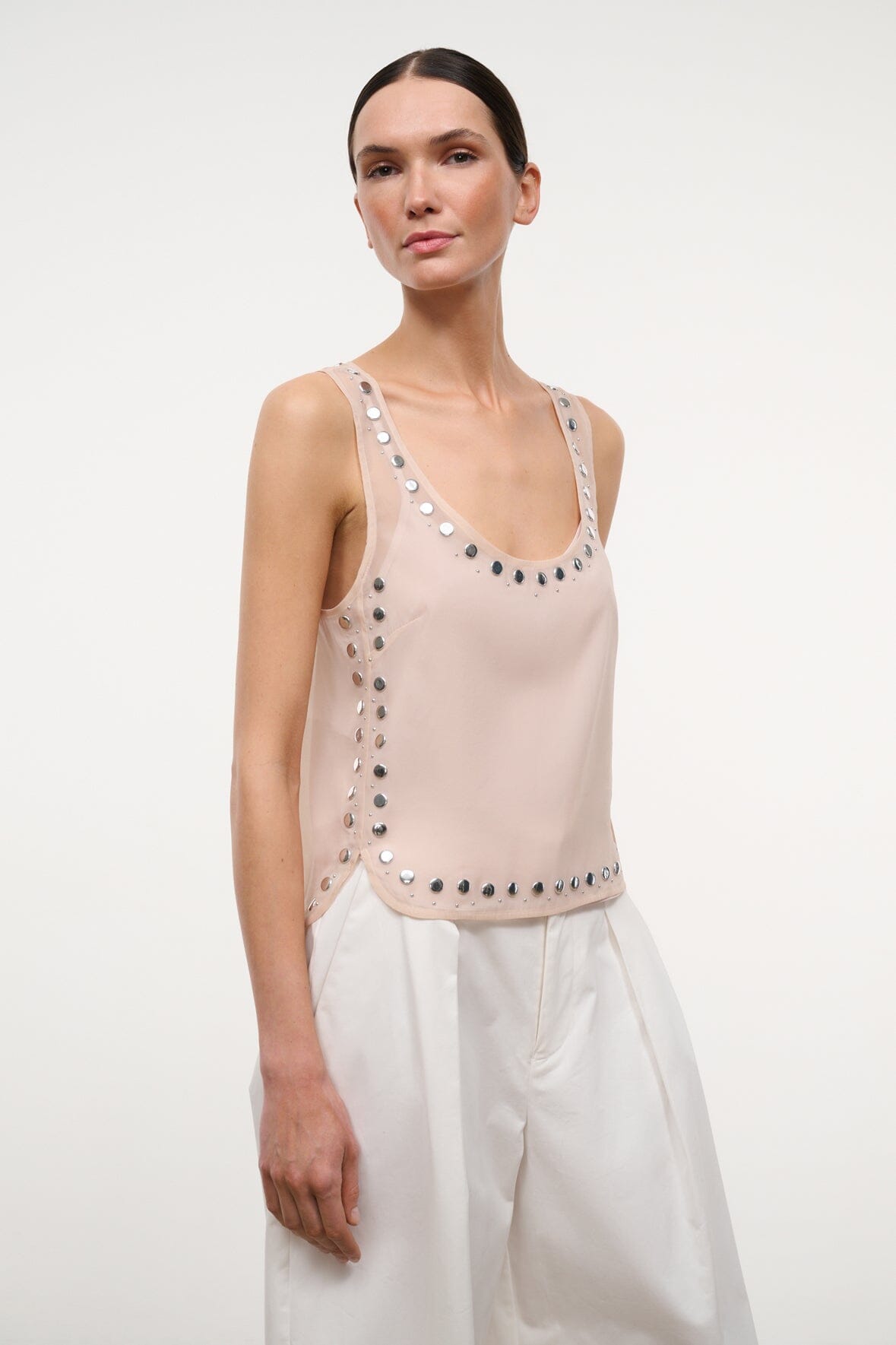STAUD | Cara Top Flax Studs
