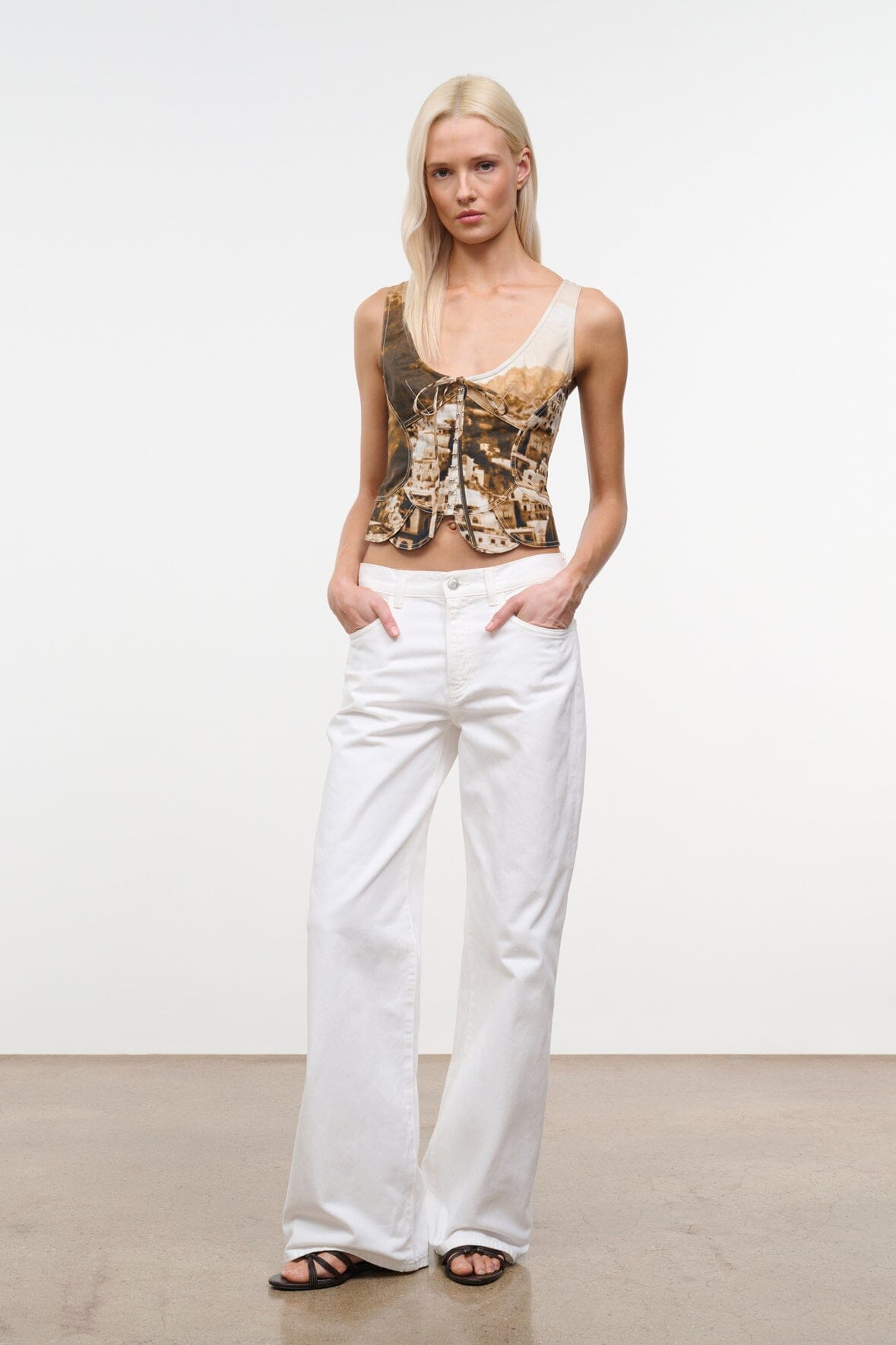 STAUD | Vittoria Top Cliffside