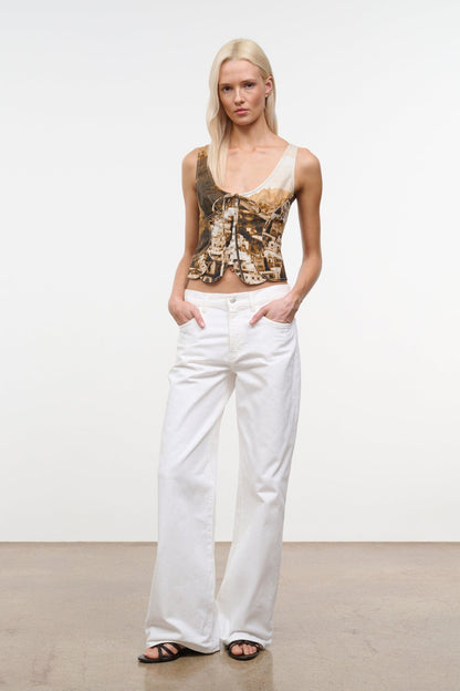 STAUD | Vittoria Top Cliffside