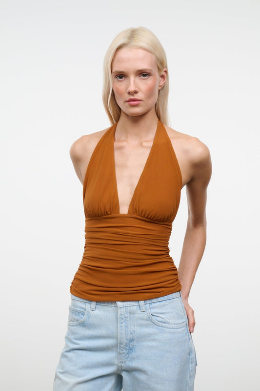 STAUD | Alessandra Top Cocoa Butter