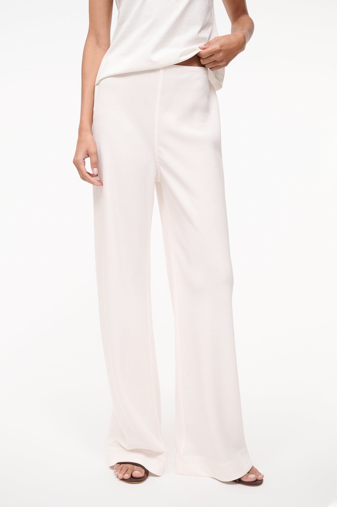 STAUD | Stroll Pant Ivory