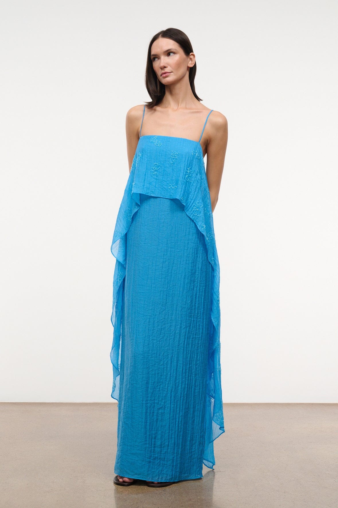 STAUD | Valencia Dress Pacific