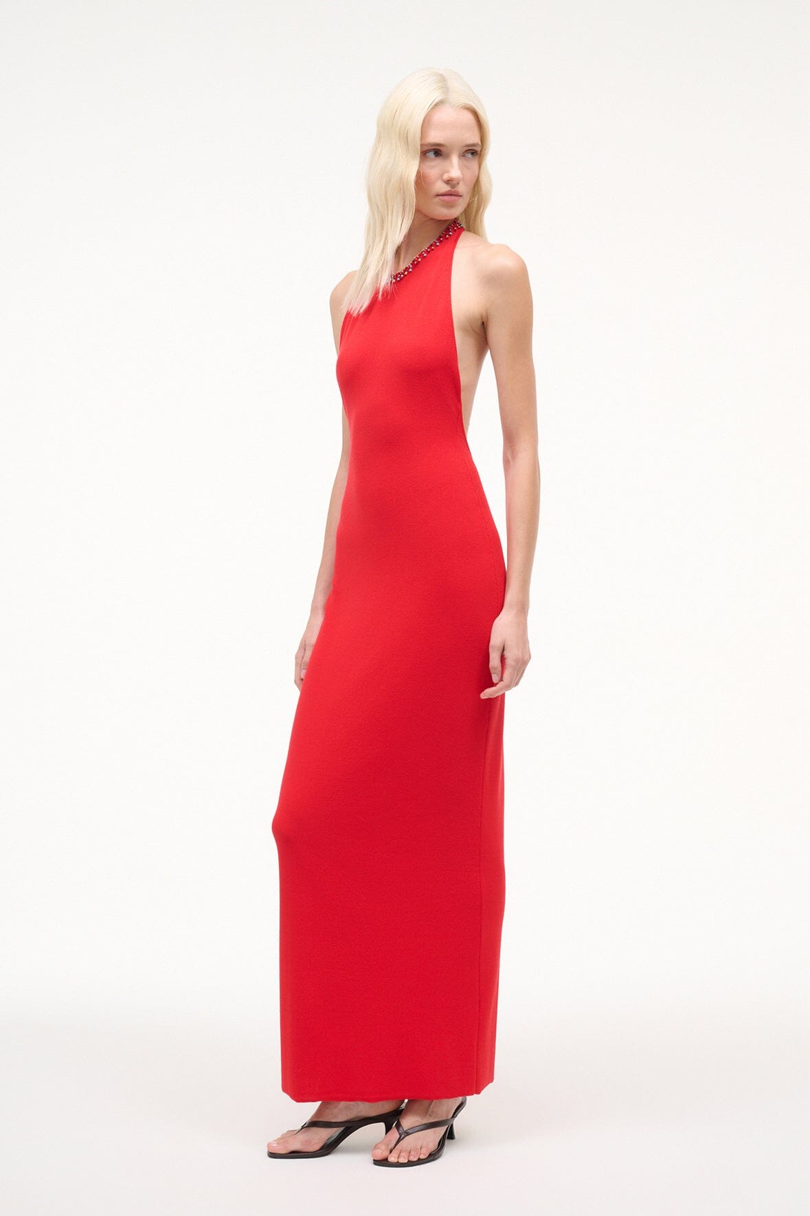 STAUD | Reina Dress Red Rose