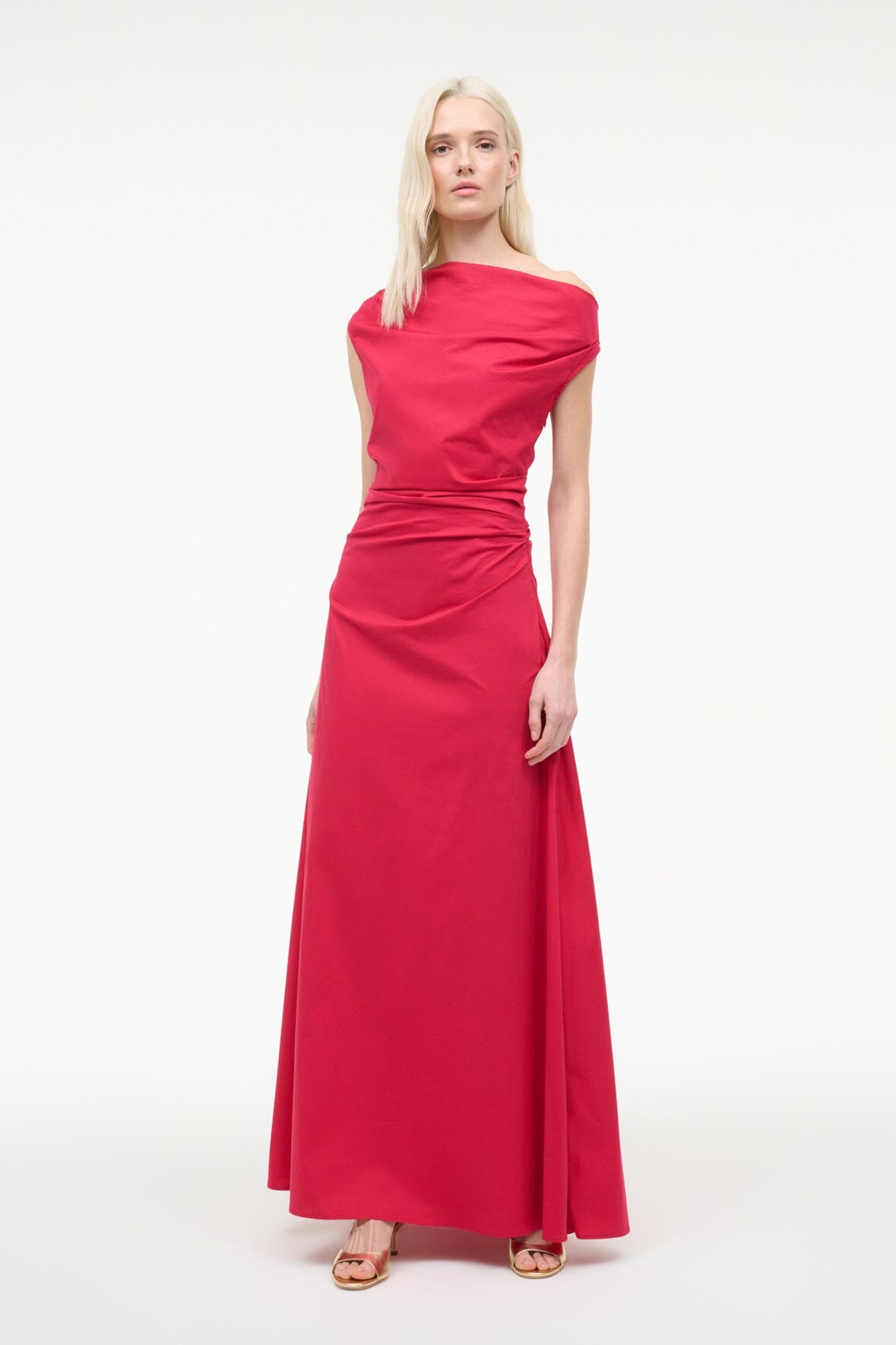 STAUD | Phare Maxi Dress Cherry