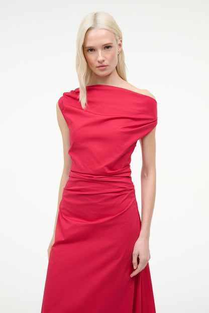 STAUD | Phare Maxi Dress Cherry