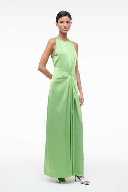 STAUD | Jaelyn Silk Dress Sprout