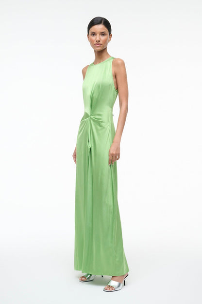 STAUD | Jaelyn Silk Dress Sprout
