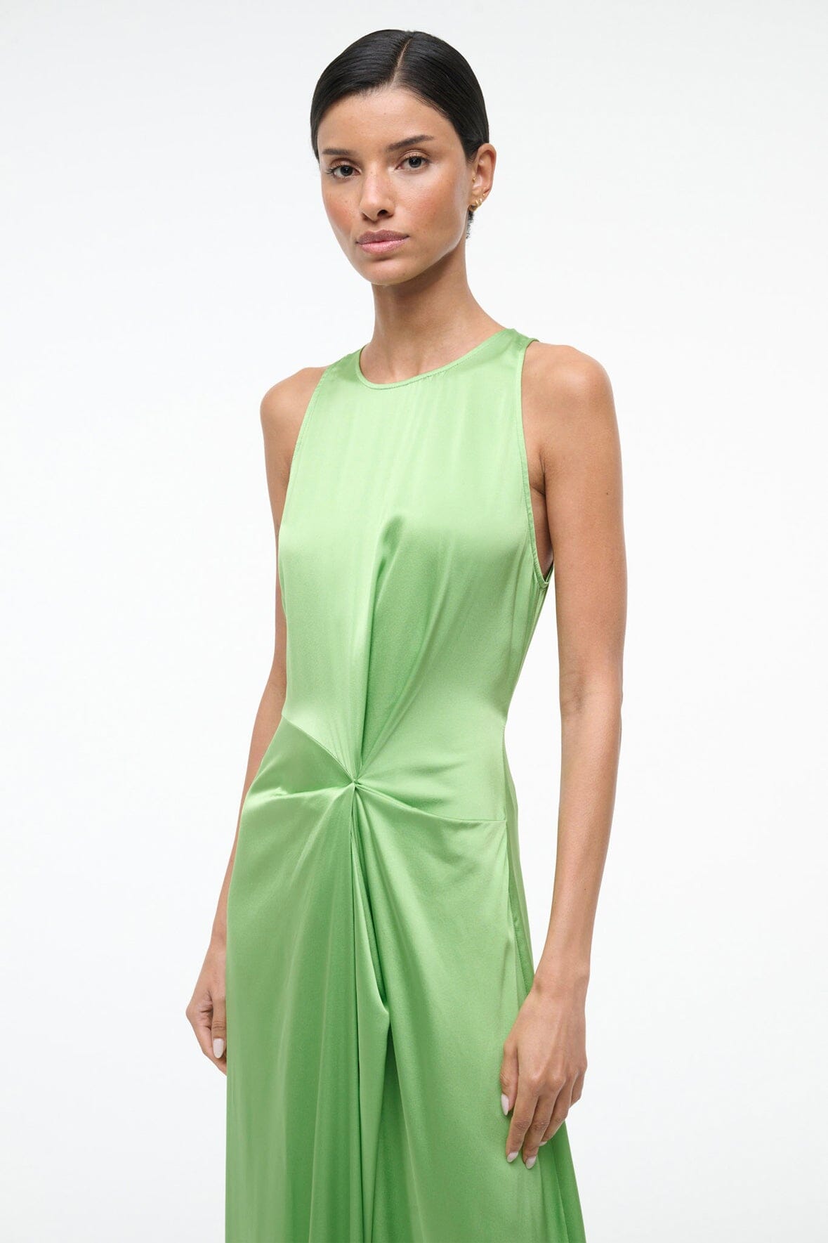 STAUD | Jaelyn Silk Dress Sprout