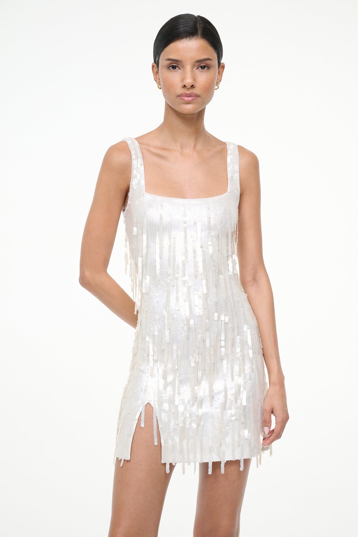 STAUD | Le Sable Dress Pearl