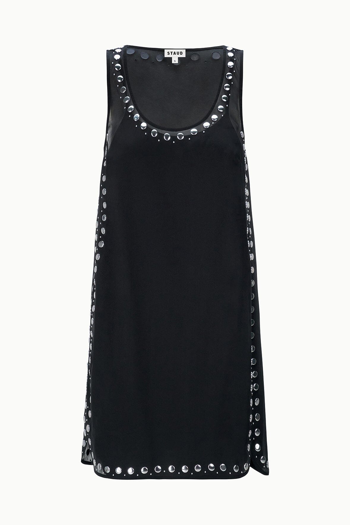 STAUD | Cara Dress Black Studs
