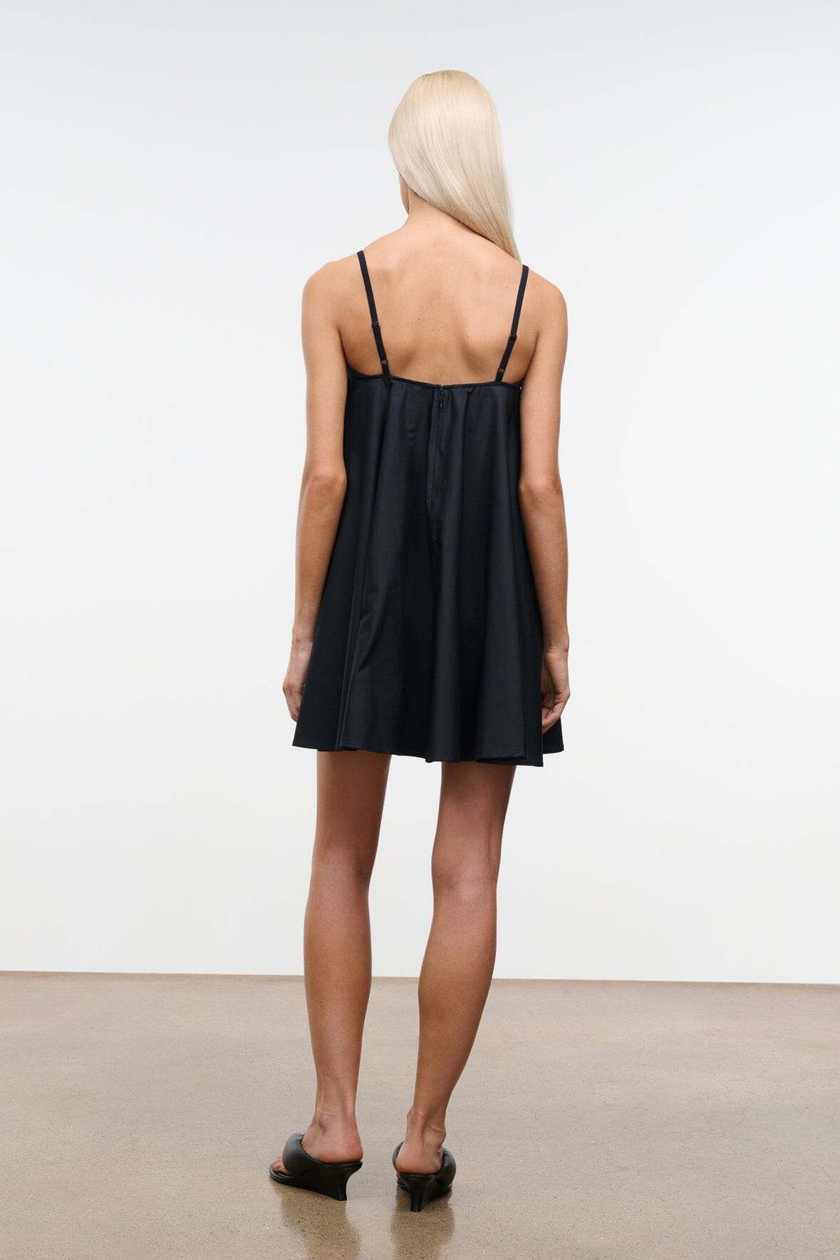 STAUD | Cecily Mini Dress Black Babydoll Dress