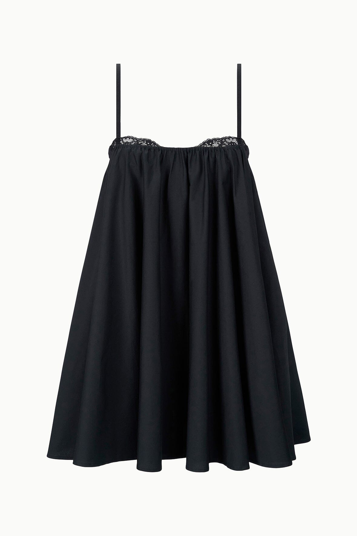 STAUD | Cecily Mini Dress Black Babydoll Dress