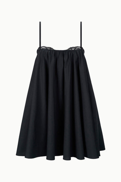 STAUD | Cecily Mini Dress Black Babydoll Dress