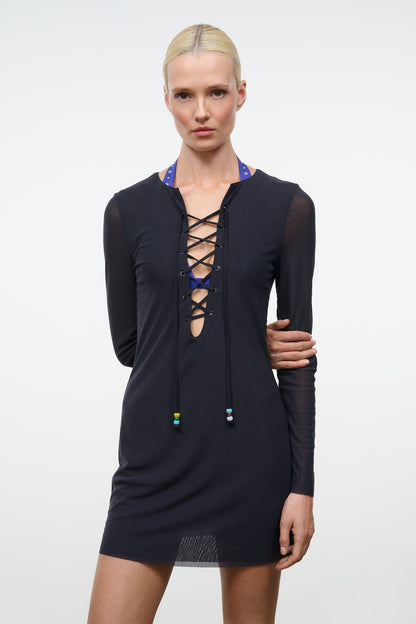 STAUD | Reve Mini Dress Black