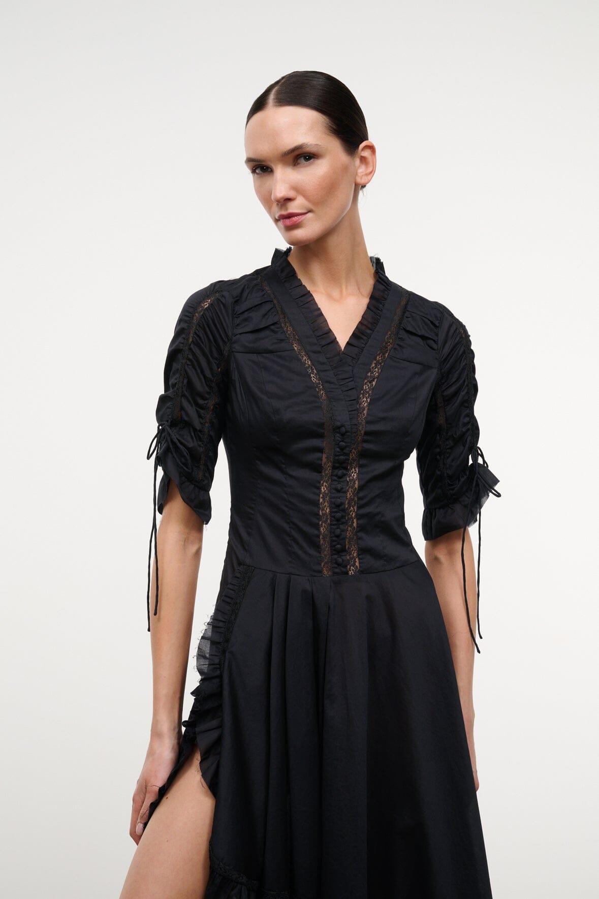 STAUD | Paolina Dress Black