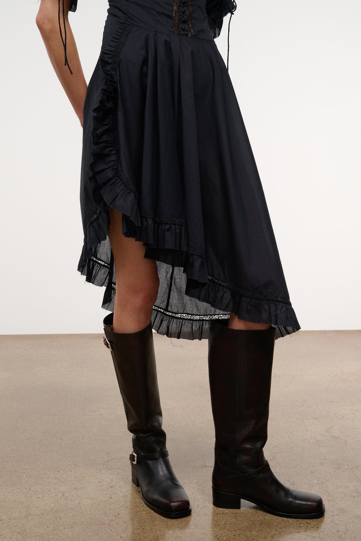 STAUD | Paolina Dress Black