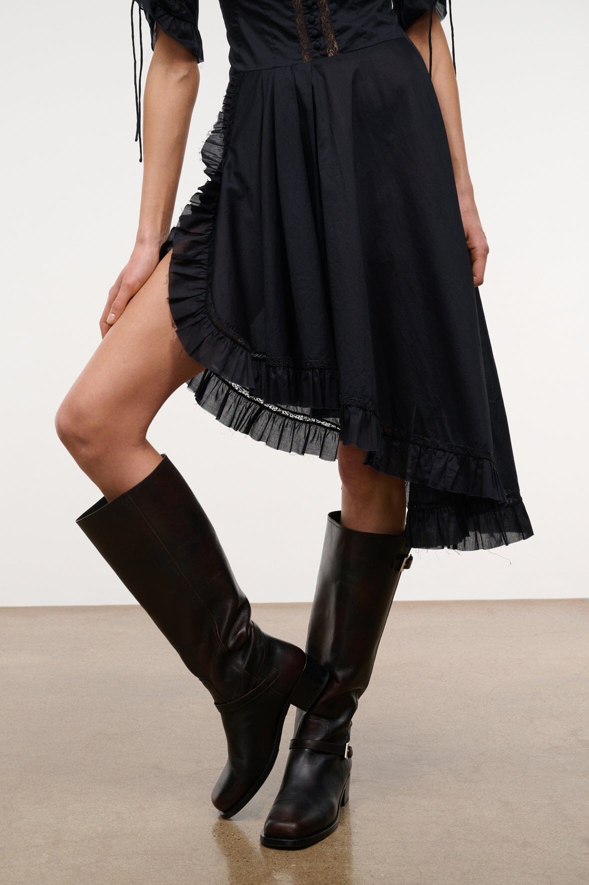STAUD | Paolina Dress Black