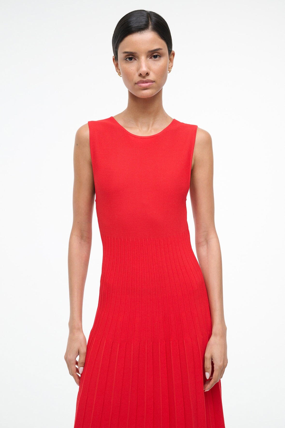 STAUD | Elyse Dress Red Rose