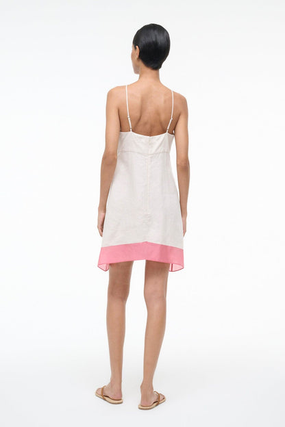 STAUD | Oro Linen Dress Blush Canyon