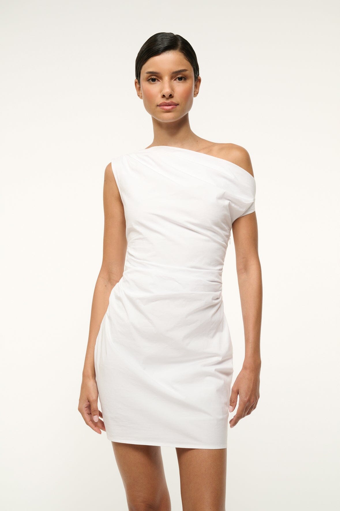 STAUD | Phare Mini Dress White