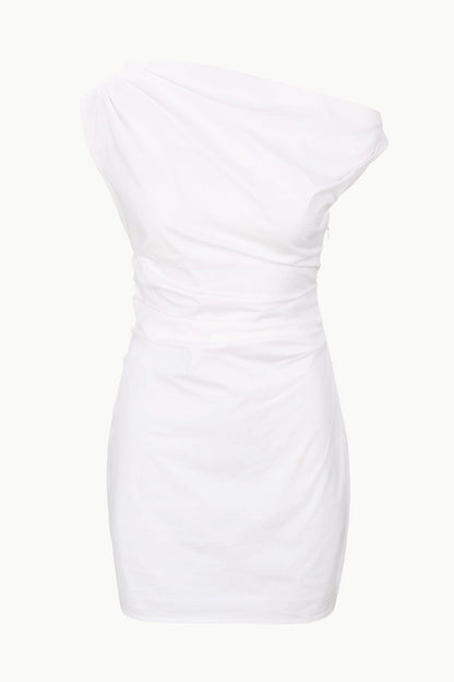 STAUD | Phare Mini Dress White