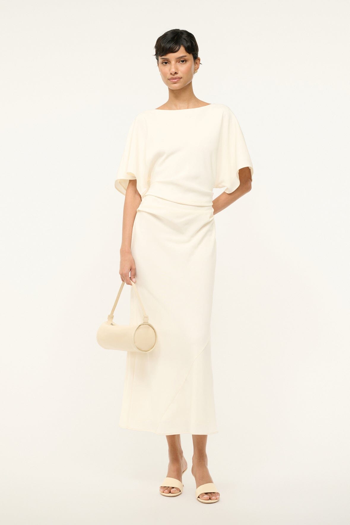 STAUD | Amelie Dress Ivory