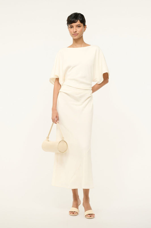 STAUD | Amelie Dress Ivory