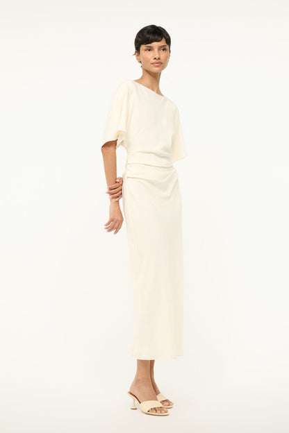 STAUD | Amelie Dress Ivory