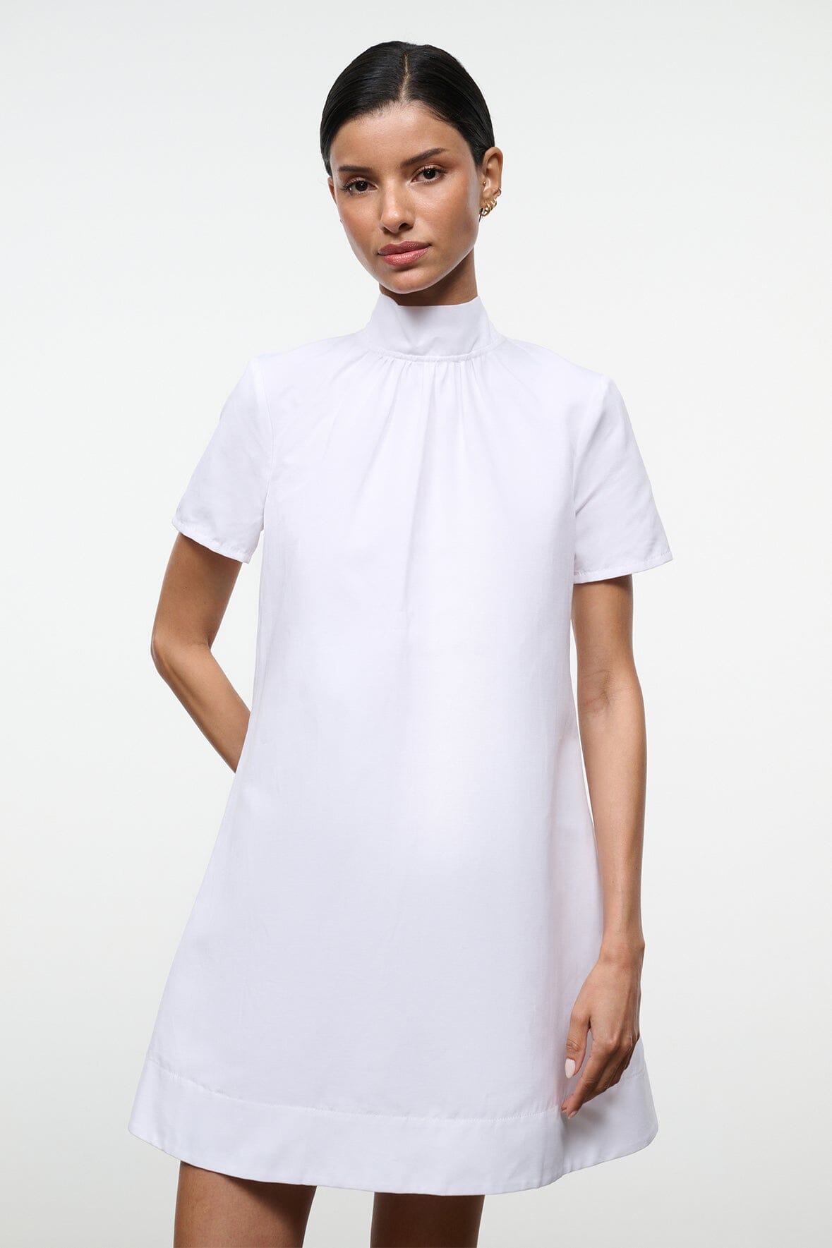 STAUD | Mini Ilana Dress White