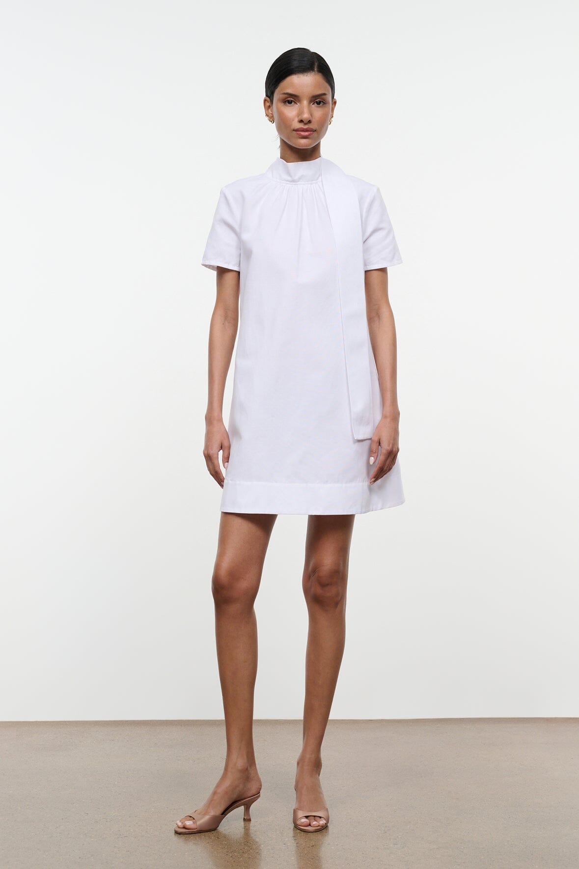 STAUD | Mini Ilana Dress White