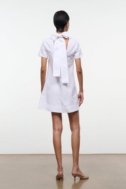 STAUD | Mini Ilana Dress White