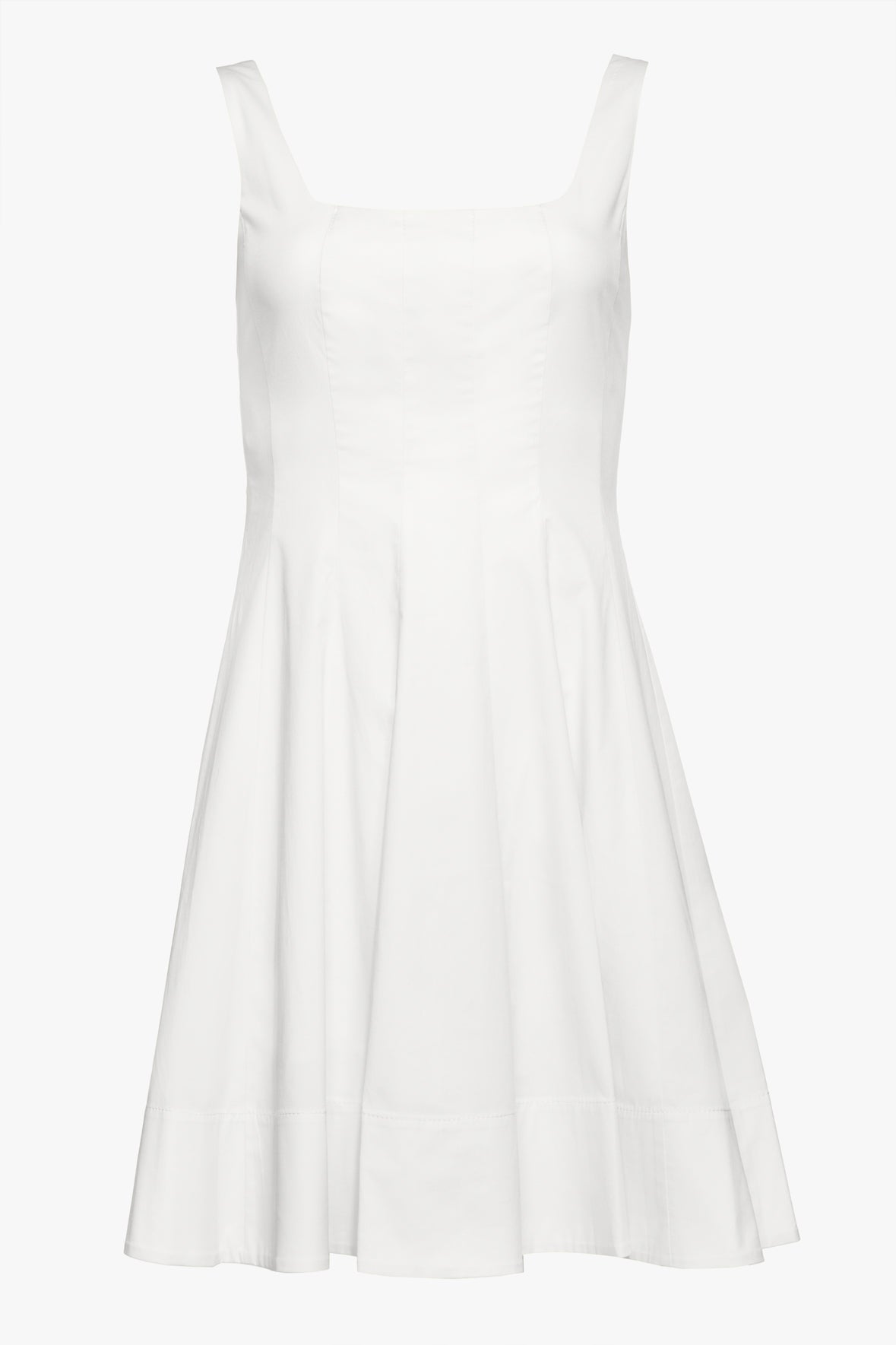 STAUD | Mini Wells Dress White