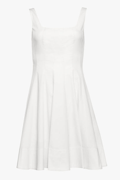 STAUD | Mini Wells Dress White