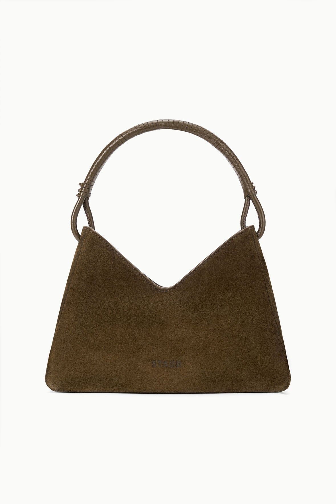STAUD | Valerie Shoulder Bag Truffle Suede