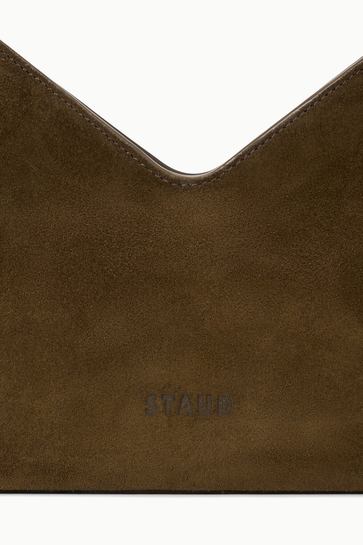 STAUD | Valerie Shoulder Bag Truffle Suede