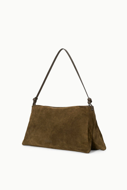 STAUD | Wally Shoulder Bag Truffle Suede