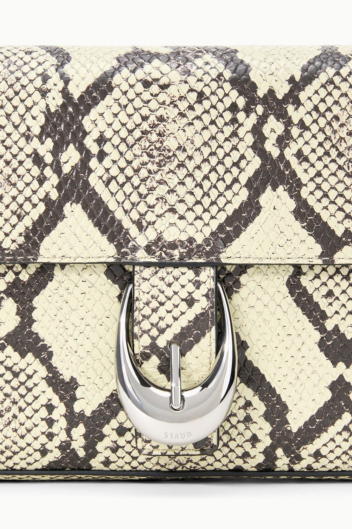 STAUD | Harlow Bag White Snake
