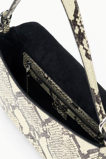 STAUD | Harlow Bag White Snake